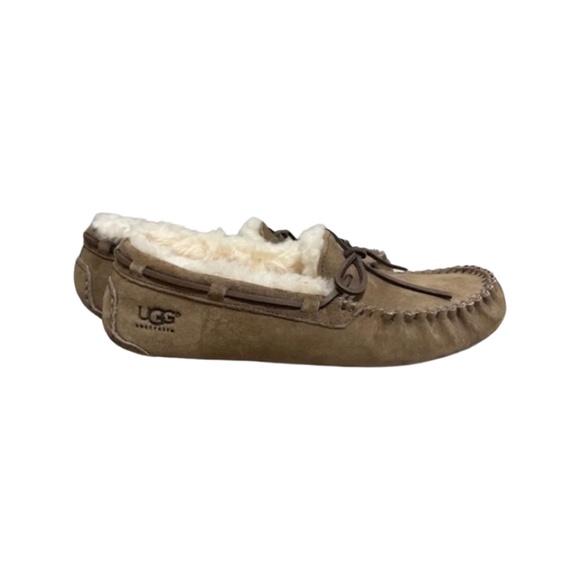 UGG Dakota Water Resistant Suede Moccasin | Limited Edition Beachwood | Size 7 - Picture 3 of 16
